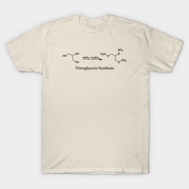 Nitroglycerin Synthesis T-Shirt by NeilGlover